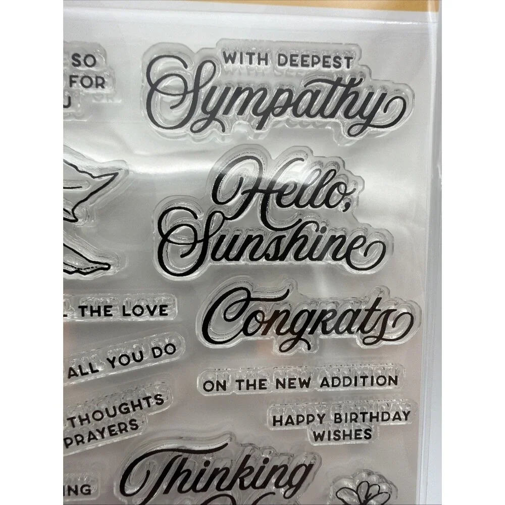 Simon Says Stamp - Wild & Free Flowers - Clear Photopolymer sympathy thank you